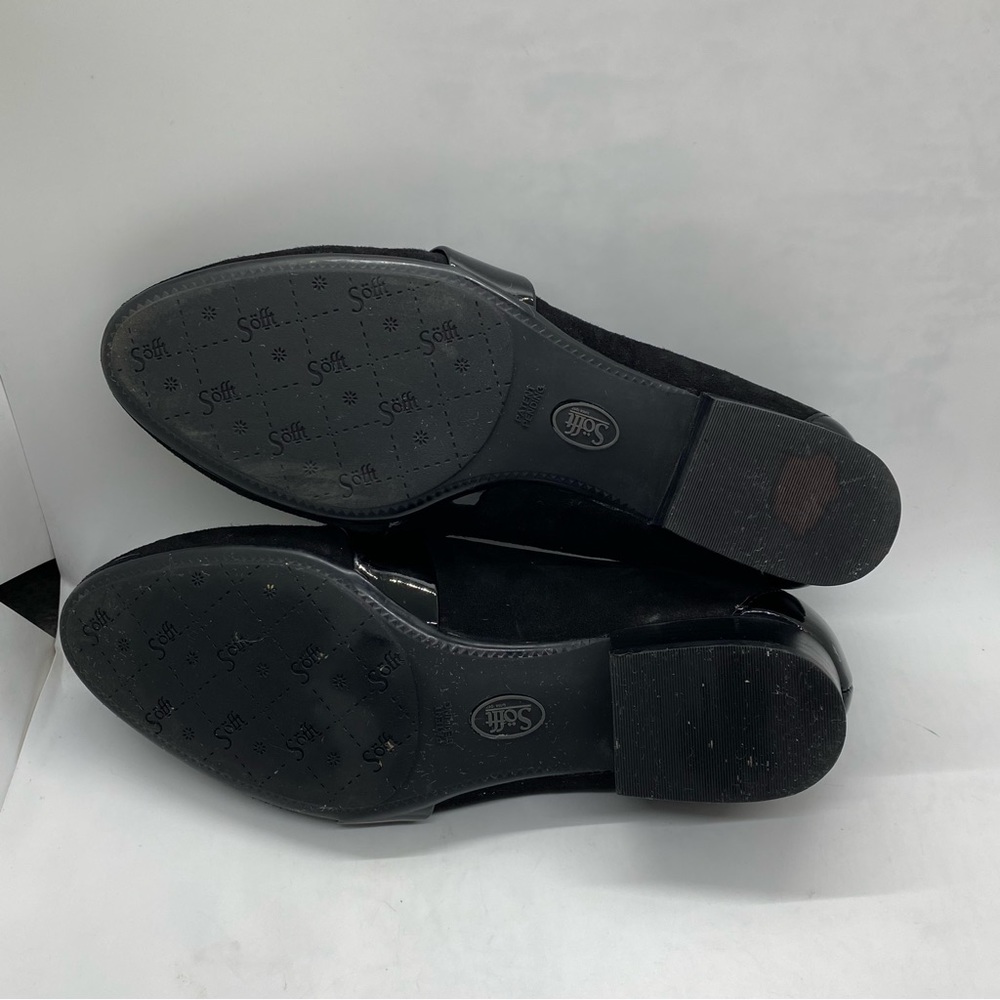 Sofft Black and Leopard Print Loafers - Picture 10 of 11